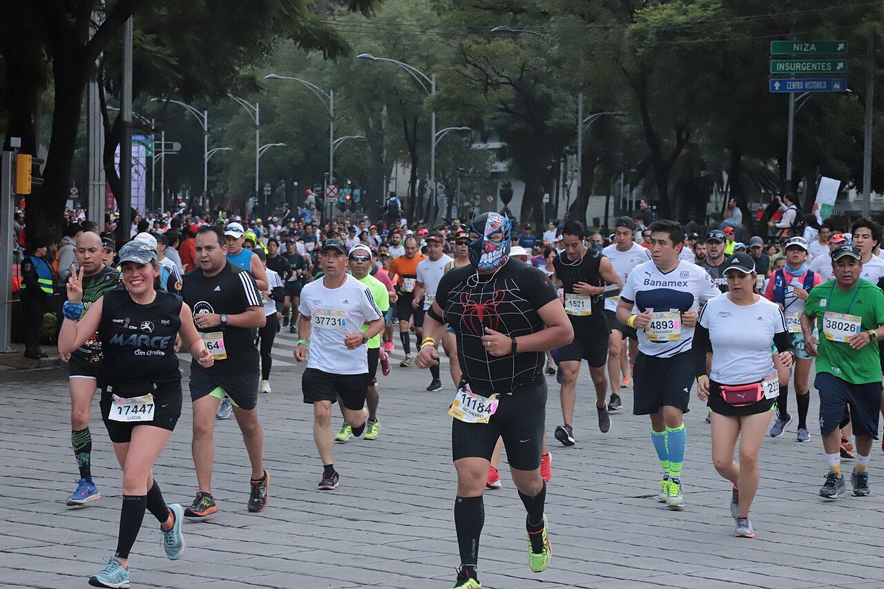 Corredores del Maratón de la Ciudad de México